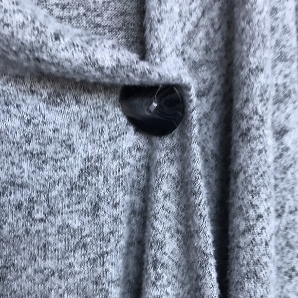 Apt. 9 soft asymmetrical gray heather sweater, size L - Picture 7 of 10